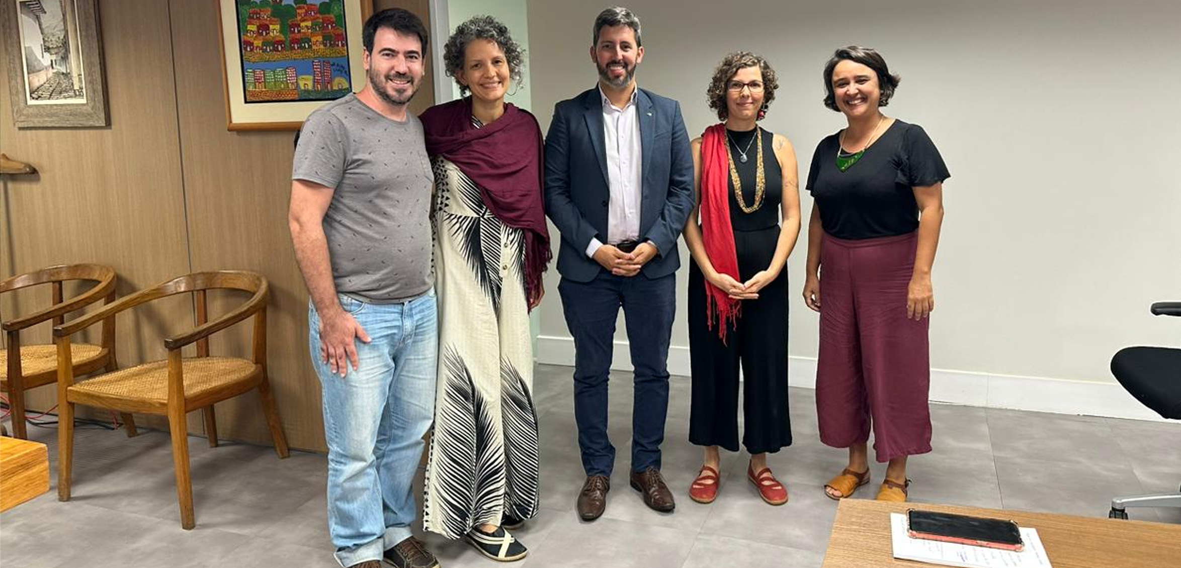 Diretoria da ASMINC se reúne com o Presidente do Iphan Leandro Grass